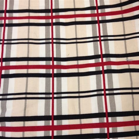 Burberry plaid fabric for sale